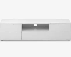 Tv Bord Hvid Højglans