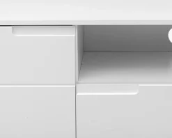 Tv Bord Hvid Højglans