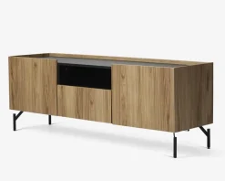 Tv-bord Bergen Catania Eg/Sort