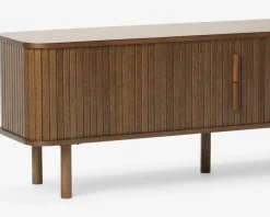 Tv-bord Cavo Røget Eg Finer m/Jalousidøre