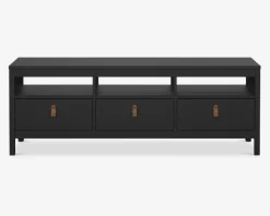 Tv-bord Madrid sort m/3 skuffer