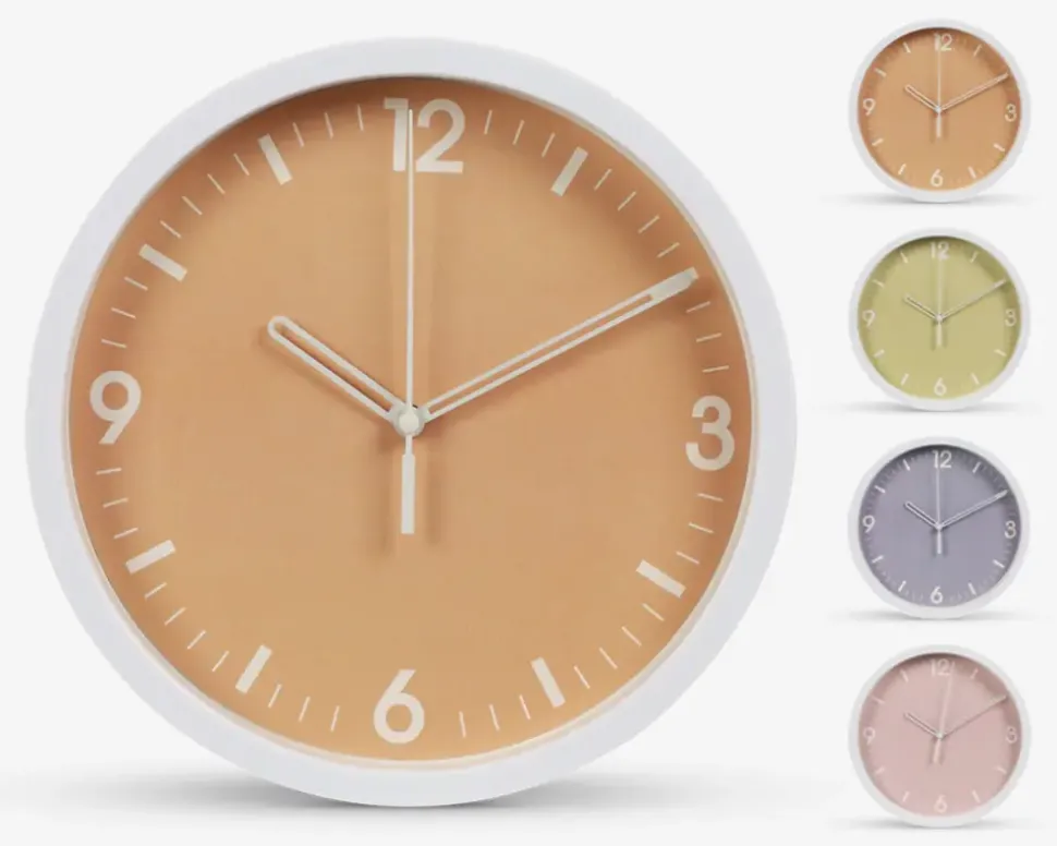 Ur Med Hvide Tal Ass Ø.22,5 cm