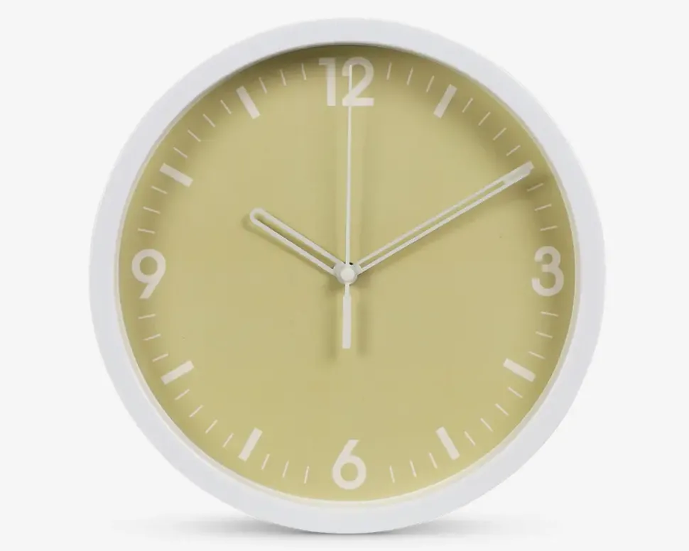 Ur Med Hvide Tal Ass Ø.22,5 cm