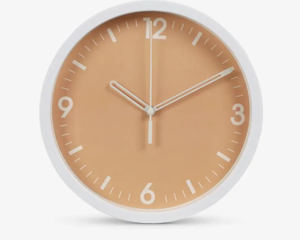 Ur Med Hvide Tal Ass Ø.22,5 cm