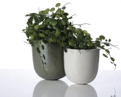 Urtepotteskjuler Amel hvid/cream 12x12 cm