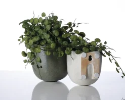 Urtepotteskjuler Amel hvid/cream 12x12 cm