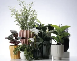 Urtepotteskjuler Flora grøn H.22 cm