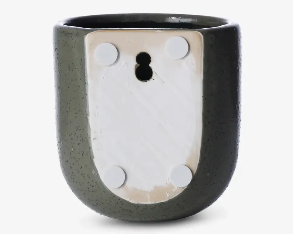 Urtepotteskjuler grøn til væggen 14x13 cm