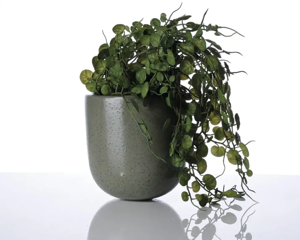 Urtepotteskjuler grøn til væggen 14x13 cm