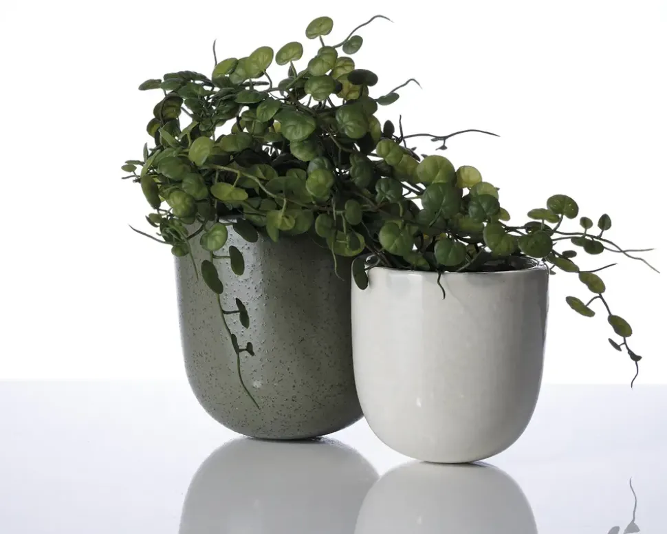 Urtepotteskjuler grøn til væggen 14x13 cm