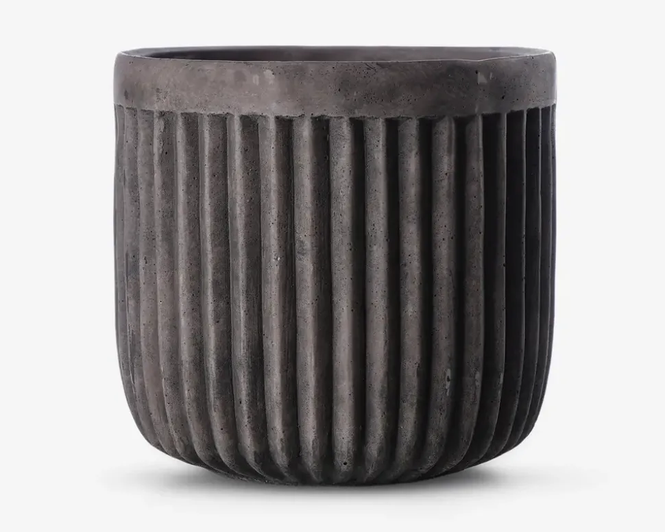 Urtepotteskjuler House antik grå H.16 cm