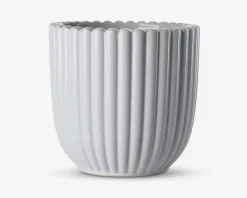 Urtepotteskjuler Nobel hvid 17x18 cm