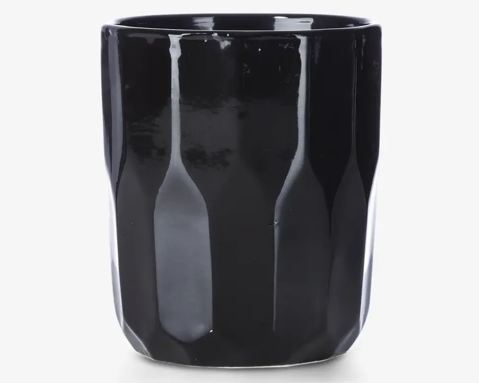 Urtepotteskjuler Orkide sort H.14,5 cm