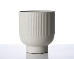 Urtepotteskjuler sæt river cream H.17+22 cm