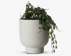 Urtepotteskjuler sæt river cream H.17+22 cm