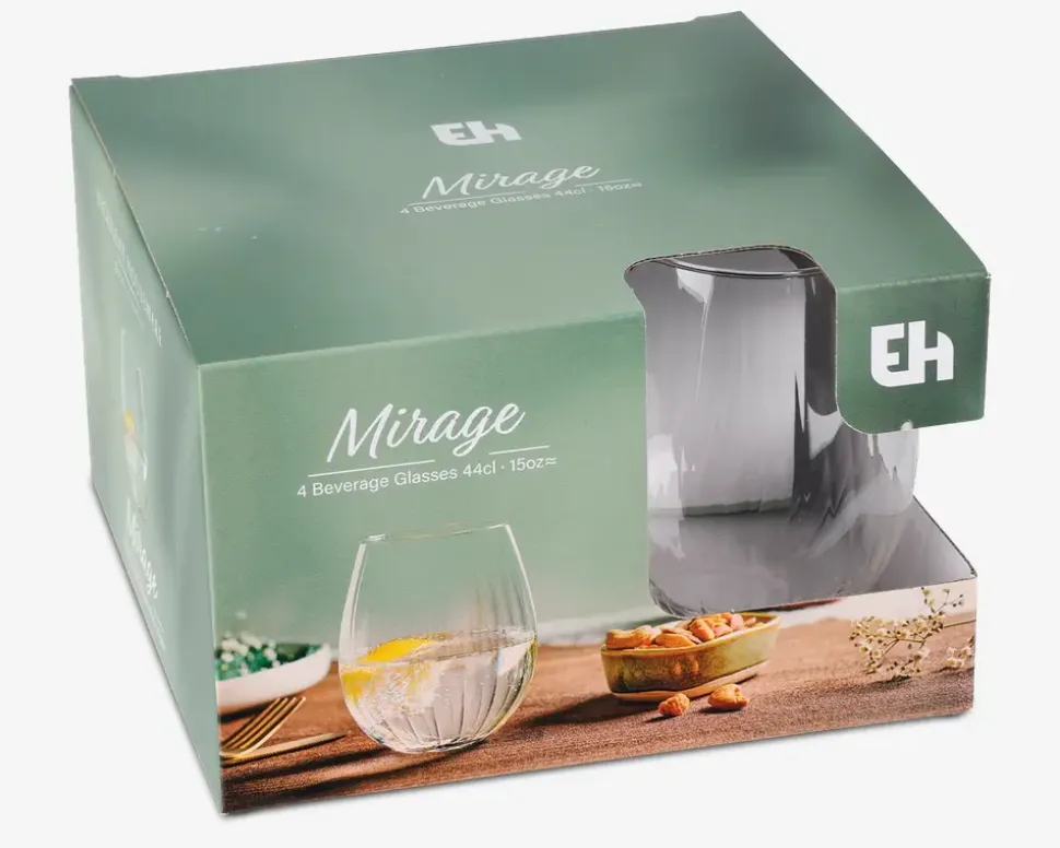 Vandglas 44cl sæt 4 stk.