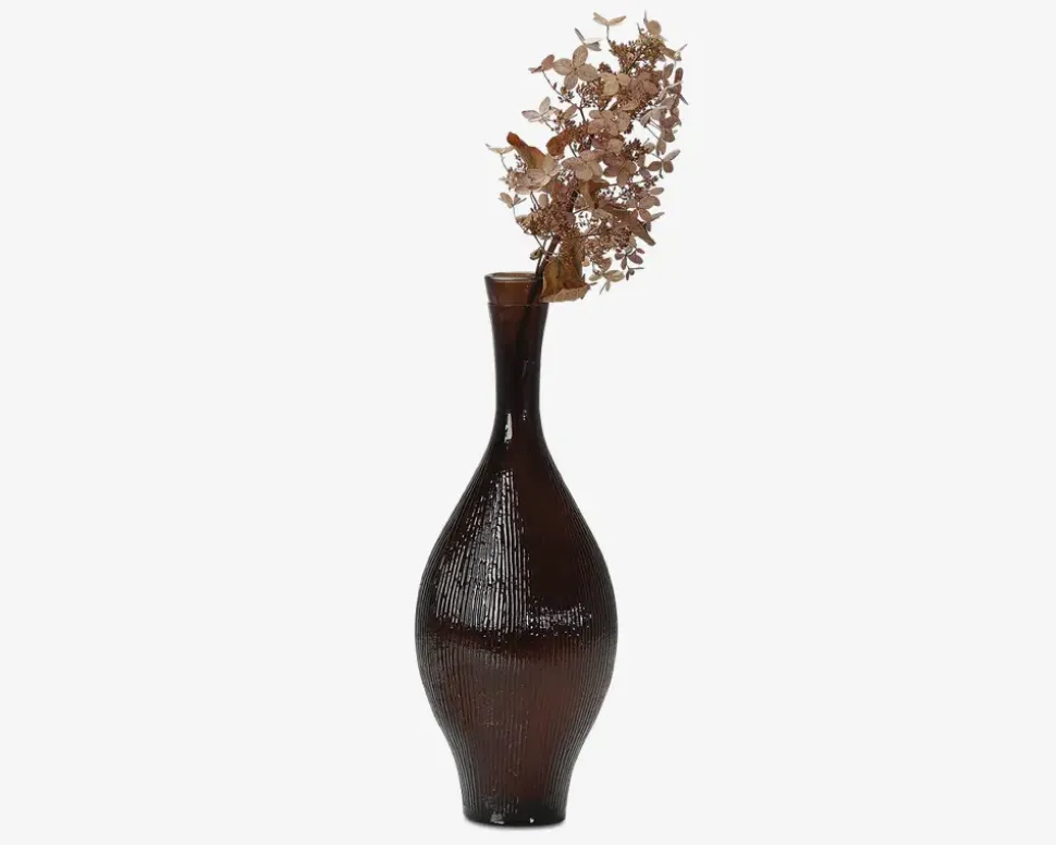 Vase brun H. 40 cm