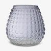 Vase klar boble glas 20x25 cm
