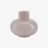 Vase Rund Glas Rose H.13 cm