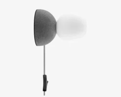 Væg/Bordlampe Moon Grå Ø.10 cm
