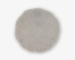 Vægdekoration sandsten hvid Ø.35 cm