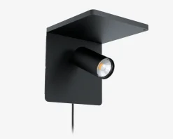 Væglampe Ciglie Sort