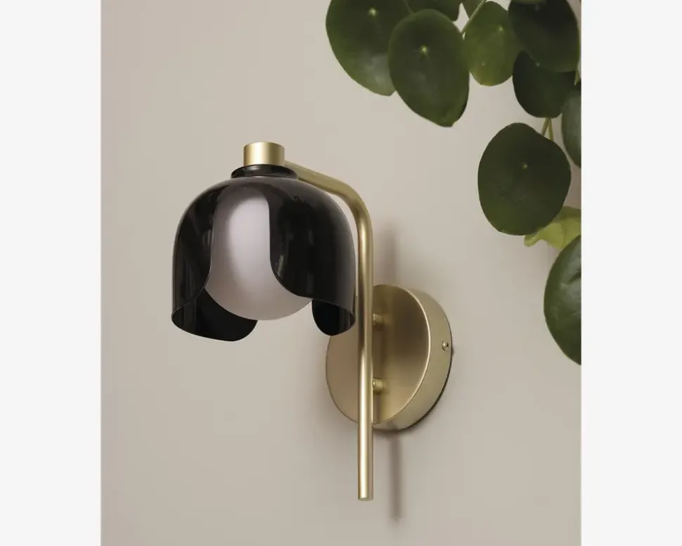 Væglampe Corolle sort Ø.21 cm