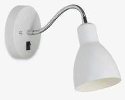 Væglampe Cyclone flex hvid Ø.11 cm