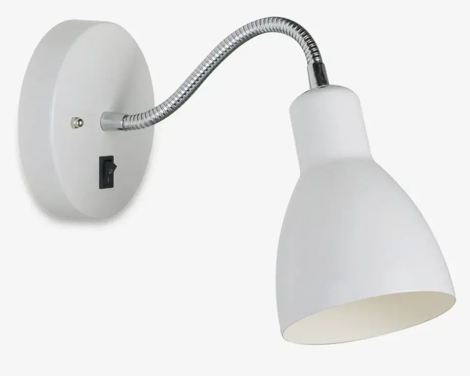 Væglampe Cyclone flex hvid Ø.11 cm