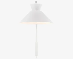 Væglampe Dial H.40 cm Hvid