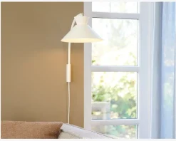 Væglampe Dial H.40 cm Hvid