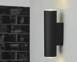 Væglampe Drums up and down sort