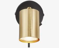 Væglampe Explore messing