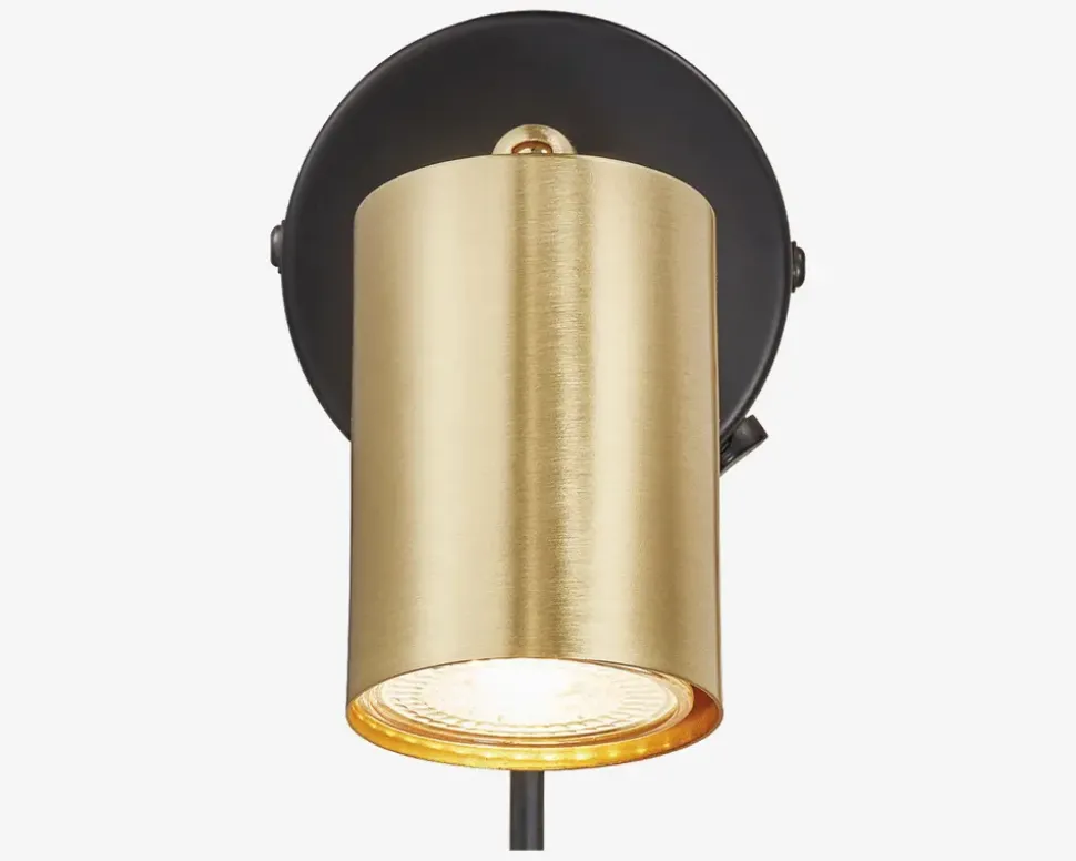 Væglampe Explore messing