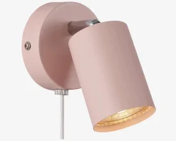 Væglampe Explore støvet rosa