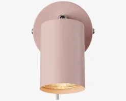Væglampe Explore støvet rosa