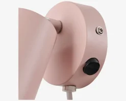 Væglampe Explore støvet rosa