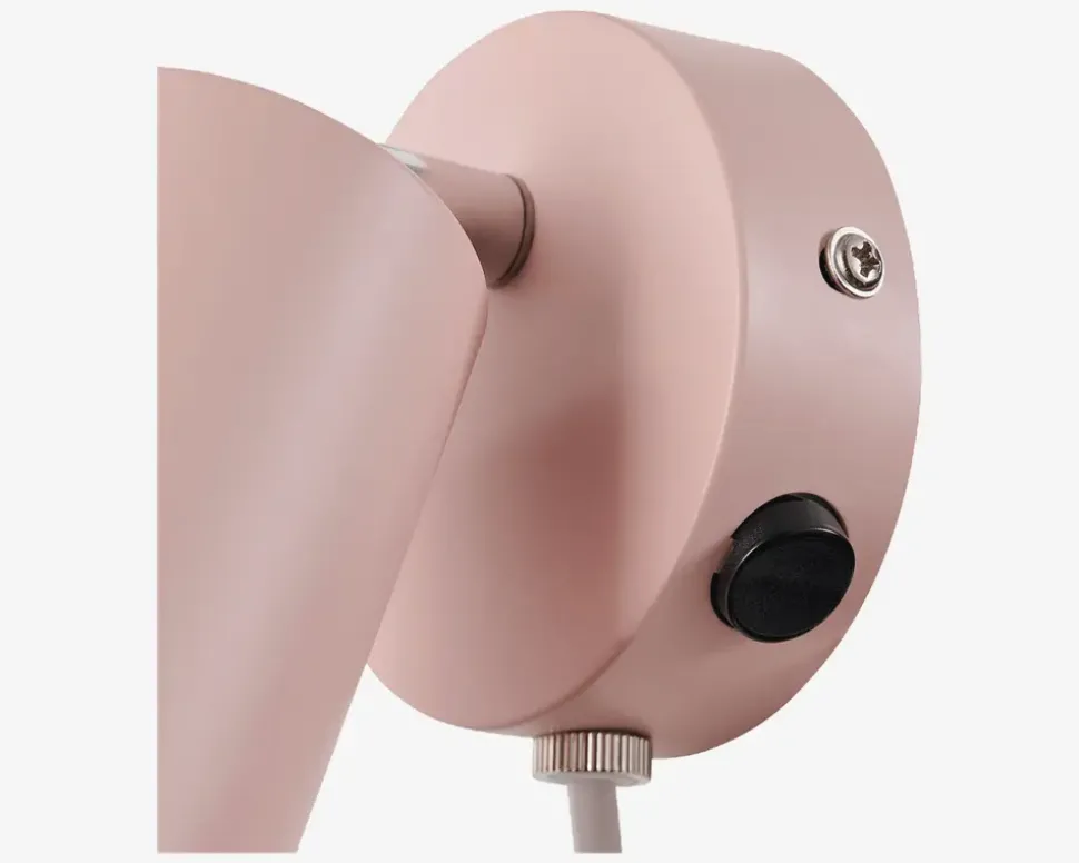 Væglampe Explore støvet rosa