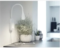 Væglampe Eye USB LED Hvid