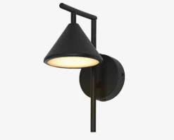 Væglampe Fuji sort LED H.25,5 cm