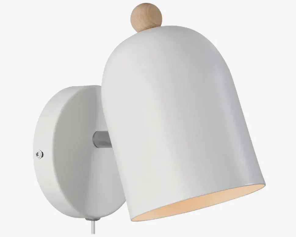 Væglampe Gaston hvid