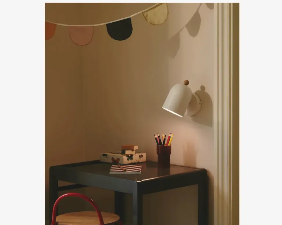 Væglampe Gaston hvid