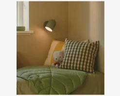 Væglampe Gaston støvet grøn