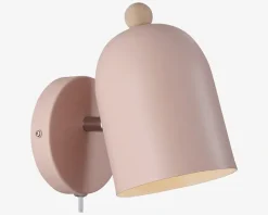 Væglampe Gaston støvet rosa