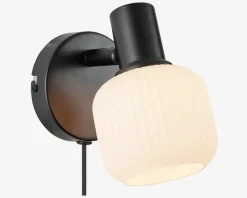 Væglampe Milford mini E14 sort