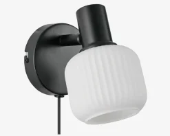 Væglampe Milford mini E14 sort