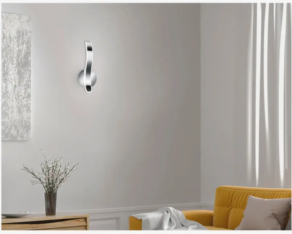 Væglampe Parma Krom H.39 cm