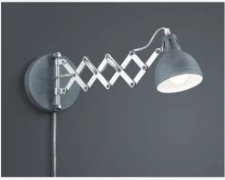 Væglampe Scissor Grå Ø.15 cm
