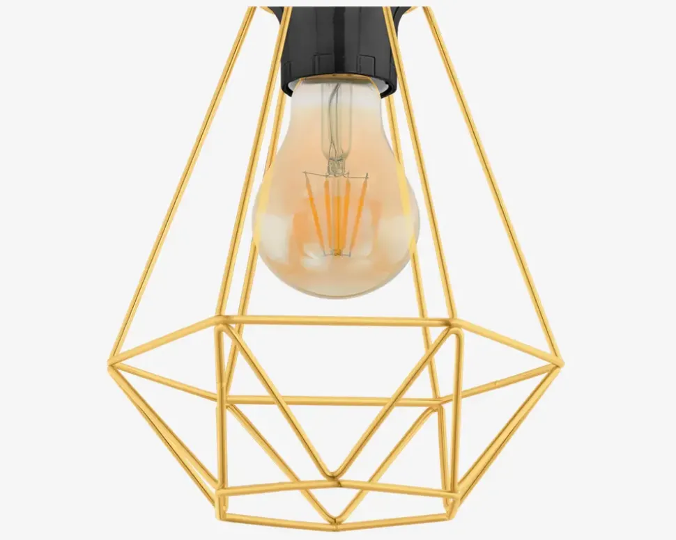 Væglampe Tarbes Guld H.35cm