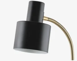 Væglampe Vogue sort klemme H.38 cm